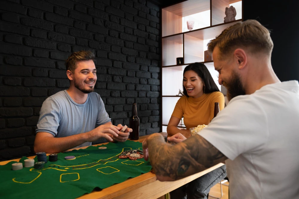 how to set up home casino night with friends